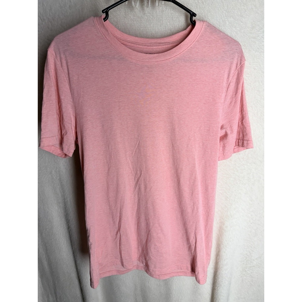 Sonoma T-Shirt Womens S Pink Heather Crew Neck Tee Short Sleeve Cotton Blend